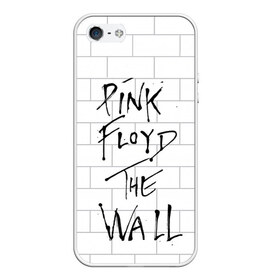 Чехол для iPhone 5/5S матовый с принтом The Wall в Петрозаводске, Силикон | Область печати: задняя сторона чехла, без боковых панелей | pink floyd | пинк флоид
