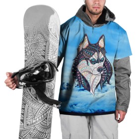Накидка на куртку 3D с принтом Siberian Husky в Петрозаводске, 100% полиэстер |  | Тематика изображения на принте: at | bowwow | dog | hound | pooch | арт | гончая | гончая собака | горы | деревья | лес | снег | собака | хаски | холод