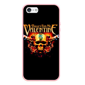 Чехол для iPhone 5/5S матовый с принтом Bullet For My Valentine в Петрозаводске, Силикон | Область печати: задняя сторона чехла, без боковых панелей | bullet for my valentine | пуля для моей возлюбленной