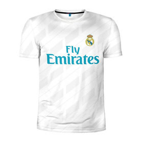 Мужская футболка 3D спортивная с принтом Real Madrid в Петрозаводске, 100% полиэстер с улучшенными характеристиками | приталенный силуэт, круглая горловина, широкие плечи, сужается к линии бедра | real madrid | королевский клуб | реал мадрид | форма