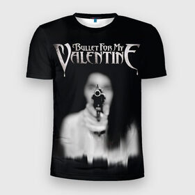 Мужская футболка 3D спортивная с принтом Bullet For My Valentine в Петрозаводске, 100% полиэстер с улучшенными характеристиками | приталенный силуэт, круглая горловина, широкие плечи, сужается к линии бедра | пуля для моей возлюбленной