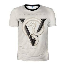 Мужская футболка 3D спортивная с принтом Venom в Петрозаводске, 100% полиэстер с улучшенными характеристиками | приталенный силуэт, круглая горловина, широкие плечи, сужается к линии бедра | bullet for my valentine | пуля для моей возлюбленной