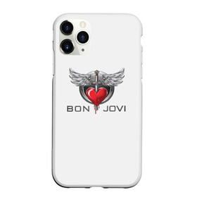 Чехол для iPhone 11 Pro Max матовый с принтом Bon Jovi в Петрозаводске, Силикон |  | Тематика изображения на принте: its my life | бон жови | джон бон джови | кровь | меч | сердце