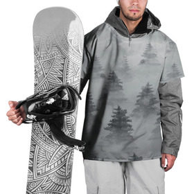 Накидка на куртку 3D с принтом Туманный лес в Петрозаводске, 100% полиэстер |  | Тематика изображения на принте: бор | вечер | деревья | елка | еловый | ель | загадочный | земля | зима | лес | мрачный | необычный | природа | серый | сибирь | снег | тайга | туман | хвойный