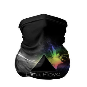 Бандана-труба 3D с принтом Pink Floyd Logo в Петрозаводске, 100% полиэстер, ткань с особыми свойствами — Activecool | плотность 150‒180 г/м2; хорошо тянется, но сохраняет форму | англия | басы | британия | гитара | группа | дым | космос | логотип | музыка | песни | пинк флойд | призма | радуга | рок | свет