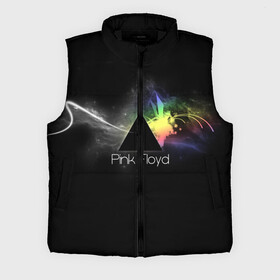 Мужской жилет утепленный 3D с принтом Pink Floyd Logo в Петрозаводске,  |  | англия | басы | британия | гитара | группа | дым | космос | логотип | музыка | песни | пинк флойд | призма | радуга | рок | свет