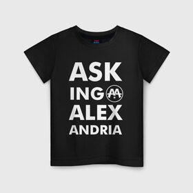 Детская футболка хлопок с принтом Asking Alexandria в Петрозаводске, 100% хлопок | круглый вырез горловины, полуприлегающий силуэт, длина до линии бедер | Тематика изображения на принте: 
