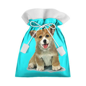 Подарочный 3D мешок с принтом Корги в Петрозаводске, 100% полиэстер | Размер: 29*39 см | corgy | dog | korgi | puppy | вельш корги | кардиган | коржик | пемброк | собака | щенок