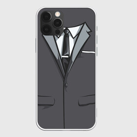 Чехол для iPhone 12 Pro Max с принтом Костюм в Петрозаводске, Силикон |  | Тематика изображения на принте: галстук | классика | костюм | пиджак | стиль | строгий