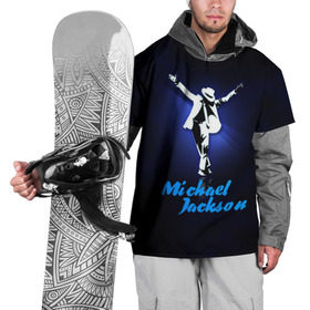 Накидка на куртку 3D с принтом Майкл Джексон в Петрозаводске, 100% полиэстер |  | Тематика изображения на принте: michael jackson | король