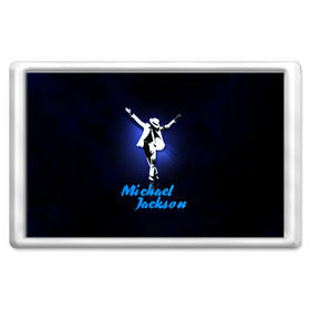 Магнит 45*70 с принтом Майкл Джексон в Петрозаводске, Пластик | Размер: 78*52 мм; Размер печати: 70*45 | michael jackson | король