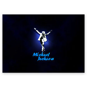 Поздравительная открытка с принтом Майкл Джексон в Петрозаводске, 100% бумага | плотность бумаги 280 г/м2, матовая, на обратной стороне линовка и место для марки
 | michael jackson | король