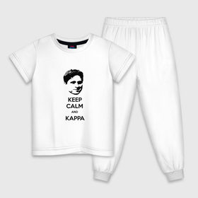 Детская пижама хлопок с принтом Kappa в Петрозаводске, 100% хлопок |  брюки и футболка прямого кроя, без карманов, на брюках мягкая резинка на поясе и по низу штанин
 | cs go | kappa | каппа | кс го