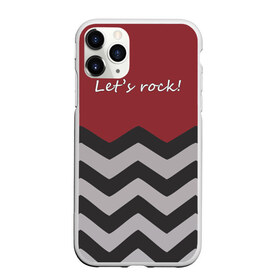 Чехол для iPhone 11 Pro матовый с принтом Lets rock! в Петрозаводске, Силикон |  | lets rock | twin peaks | давайте сделаем это | даян | даяна | диана | дэвид линч | карлик | твин пикс