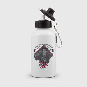 Бутылка спортивная с принтом Twin Peaks в Петрозаводске, металл | емкость — 500 мл, в комплекте две пластиковые крышки и карабин для крепления | cofee | дейл купер | кофе | твин пикс