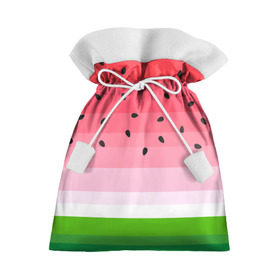 Подарочный 3D мешок с принтом Арбузик в Петрозаводске, 100% полиэстер | Размер: 29*39 см | pattern | trend | арбуз | зеленый | косточки | красный | мода | патерн | паттерн | розовый | текстура | тренд | фрукт | ягода