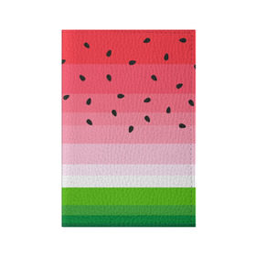 Обложка для паспорта матовая кожа с принтом Арбузик в Петрозаводске, натуральная матовая кожа | размер 19,3 х 13,7 см; прозрачные пластиковые крепления | pattern | trend | арбуз | зеленый | косточки | красный | мода | патерн | паттерн | розовый | текстура | тренд | фрукт | ягода
