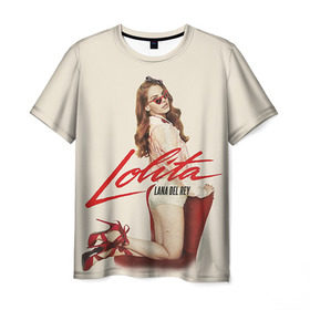 Мужская футболка 3D с принтом Lana Del Rey в Петрозаводске, 100% полиэфир | прямой крой, круглый вырез горловины, длина до линии бедер | Тематика изображения на принте: lana del rey | лана дель рей