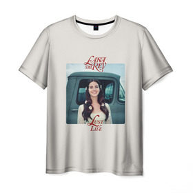 Мужская футболка 3D с принтом Lana Del Rey в Петрозаводске, 100% полиэфир | прямой крой, круглый вырез горловины, длина до линии бедер | lana del rey | лана дель рей