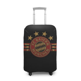 Чехол для чемодана 3D с принтом Бавария Мюнхен в Петрозаводске, 86% полиэфир, 14% спандекс | двустороннее нанесение принта, прорези для ручек и колес | fc bayern munchen | football | бавария | бавария мюнхен | германия | клуб | спорт | футбол | эмблема
