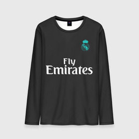 Мужской лонгслив 3D с принтом Cristiano Ronaldo away 2018 в Петрозаводске, 100% полиэстер | длинные рукава, круглый вырез горловины, полуприлегающий силуэт | Тематика изображения на принте: champions | cristiano | league | madrid | real | ronaldo | spain | испания | криштиану | лига | мадрид | реал | роналду | чемпионов