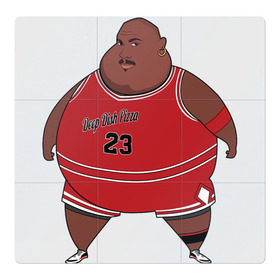 Магнитный плакат 3Х3 с принтом Fat Jordan в Петрозаводске, Полимерный материал с магнитным слоем | 9 деталей размером 9*9 см | basketball | bulls | chicago | jordan | michael | nba | sport | баскетбол | буллс | джордан | майкл | нба | спорт | чикаго