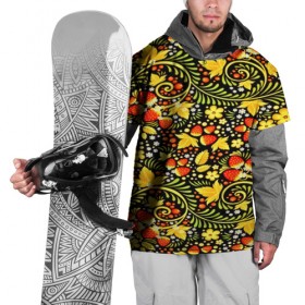 Накидка на куртку 3D с принтом Khokhloma pattern в Петрозаводске, 100% полиэстер |  | Тематика изображения на принте: 