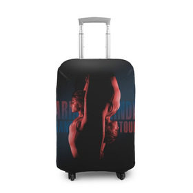 Чехол для чемодана 3D с принтом Ariana Grande в Петрозаводске, 86% полиэфир, 14% спандекс | двустороннее нанесение принта, прорези для ручек и колес | ariana grande