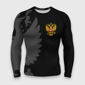 Мужской рашгард 3D с принтом Russia   Black collection в Петрозаводске,  |  | 0x000000123 | black collection | russia | россия