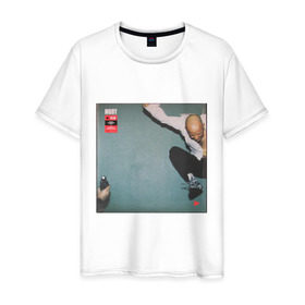 Мужская футболка хлопок с принтом Moby 2 в Петрозаводске, 100% хлопок | прямой крой, круглый вырез горловины, длина до линии бедер, слегка спущенное плечо. | moby | моби