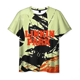 Мужская футболка 3D с принтом linkin park в Петрозаводске, 100% полиэфир | прямой крой, круглый вырез горловины, длина до линии бедер | 