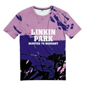 Мужская футболка 3D с принтом Linkin park в Петрозаводске, 100% полиэфир | прямой крой, круглый вырез горловины, длина до линии бедер | chester bennington | grey daze | linkin park | rock | stone temple pilots | альтернатива | беннингтон | музыка | рок | рэп кор