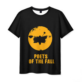 Мужская футболка 3D с принтом poets of the fall в Петрозаводске, 100% полиэфир | прямой крой, круглый вырез горловины, длина до линии бедер | poets of the fall | rock | альтернатива | музыка | поэты | рок | фины
