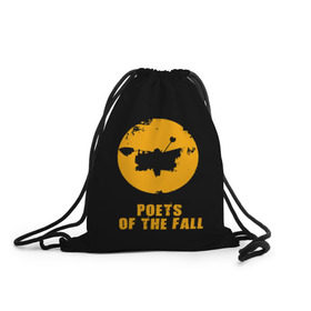 Рюкзак-мешок 3D с принтом poets of the fall в Петрозаводске, 100% полиэстер | плотность ткани — 200 г/м2, размер — 35 х 45 см; лямки — толстые шнурки, застежка на шнуровке, без карманов и подкладки | poets of the fall | rock | альтернатива | музыка | поэты | рок | фины