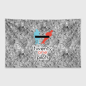 Флаг-баннер с принтом TOP в Петрозаводске, 100% полиэстер | размер 67 х 109 см, плотность ткани — 95 г/м2; по краям флага есть четыре люверса для крепления | rock | t.o.p. | top | twenty one pilots | рок