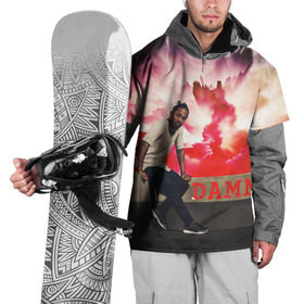 Накидка на куртку 3D с принтом DAMN. в Петрозаводске, 100% полиэстер |  | Тематика изображения на принте: kendrick lamar | кендрик ламар | рэп. | хип хоп