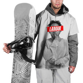 Накидка на куртку 3D с принтом Lamar в Петрозаводске, 100% полиэстер |  | Тематика изображения на принте: kendrick lamar | кендрик ламар | рэп. | хип хоп