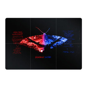 Магнитный плакат 3Х2 с принтом Butterfly в Петрозаводске, Полимерный материал с магнитным слоем | 6 деталей размером 9*9 см | kendrick lamar | кендрик ламар | рэп. | хип хоп