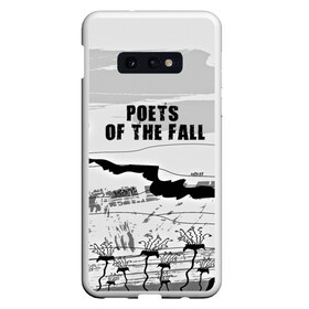 Чехол для Samsung S10E с принтом Poets of the fall в Петрозаводске, Силикон | Область печати: задняя сторона чехла, без боковых панелей | poets of the fall | rock | альтернатива | музыка | поэты | рок | фины