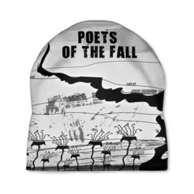 Шапка 3D с принтом Poets of the fall в Петрозаводске, 100% полиэстер | универсальный размер, печать по всей поверхности изделия | poets of the fall | rock | альтернатива | музыка | поэты | рок | фины