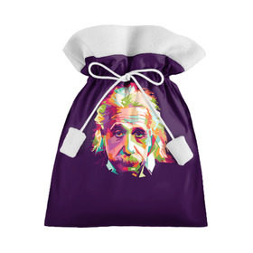 Подарочный 3D мешок с принтом Альберт Эйнштейн в Петрозаводске, 100% полиэстер | Размер: 29*39 см | albert einstein | идея | интеллект | искусство | наука | открытие | прикол | профессор | ум | учёный | юмор