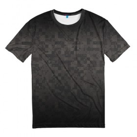 Мужская футболка 3D с принтом Army в Петрозаводске, 100% полиэфир | прямой крой, круглый вырез горловины, длина до линии бедер | армейская | структура
