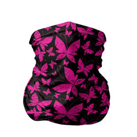 Бандана-труба 3D с принтом Розовые бабочки в Петрозаводске, 100% полиэстер, ткань с особыми свойствами — Activecool | плотность 150‒180 г/м2; хорошо тянется, но сохраняет форму | butterflies | pink | бабочки | красота | крылья | нежность | орнамент | розовый | узор