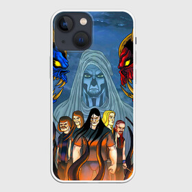 Чехол для iPhone 13 mini с принтом Metalocalypse (Dethklok) 4 в Петрозаводске,  |  | dethklok | metalocalypse