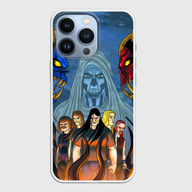 Чехол для iPhone 13 Pro с принтом Metalocalypse (Dethklok) 4 в Петрозаводске,  |  | dethklok | metalocalypse