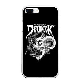 Чехол для iPhone 7Plus/8 Plus матовый с принтом Metalocalypse (Dethklok) 1 в Петрозаводске, Силикон | Область печати: задняя сторона чехла, без боковых панелей | dethklok | metalocalypse