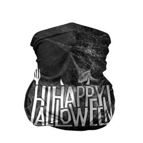 Бандана-труба 3D с принтом Happy Halloween в Петрозаводске, 100% полиэстер, ткань с особыми свойствами — Activecool | плотность 150‒180 г/м2; хорошо тянется, но сохраняет форму | 