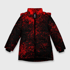 Зимняя куртка для девочек 3D с принтом Брызги красок(red style) в Петрозаводске, ткань верха — 100% полиэстер; подклад — 100% полиэстер, утеплитель — 100% полиэстер. | длина ниже бедра, удлиненная спинка, воротник стойка и отстегивающийся капюшон. Есть боковые карманы с листочкой на кнопках, утяжки по низу изделия и внутренний карман на молнии. 

Предусмотрены светоотражающий принт на спинке, радужный светоотражающий элемент на пуллере молнии и на резинке для утяжки. | abstraction | color | paint | spray | tie dye | абстракция | брызги красок | всплеск красок | капли красок | текстуры