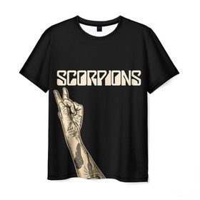 Мужская футболка 3D с принтом Scorpions в Петрозаводске, 100% полиэфир | прямой крой, круглый вырез горловины, длина до линии бедер | scorpions | клаус майне
рудольф шенкер | маттиас ябс | микки ди | павел мончивода | скорпионы