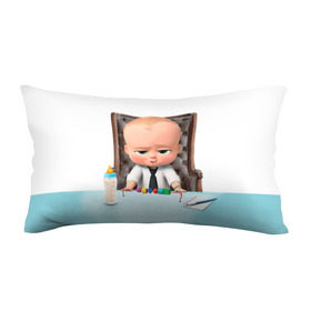 Подушка 3D антистресс с принтом Boss Baby в Петрозаводске, наволочка — 100% полиэстер, наполнитель — вспененный полистирол | состоит из подушки и наволочки на молнии | boss baby | босс | молокосос | мультфильмы